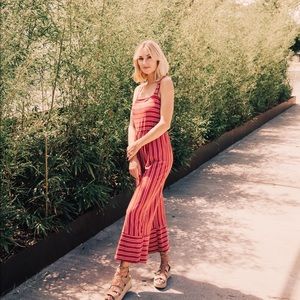 Stripe jumpsuit